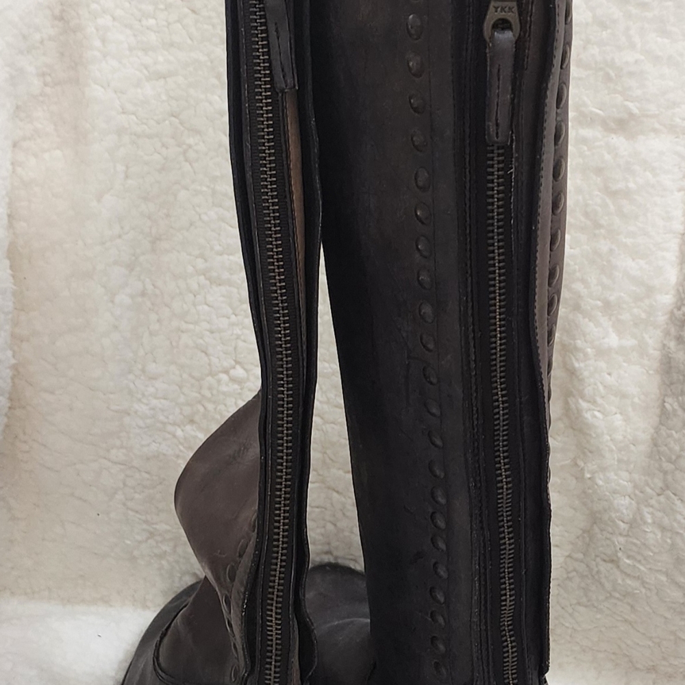 Vintage Leather Riding Boots